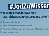 Es werden Personengruppen genannt, die besonders auf eine ausreichende Jodversorgung achten sollten.