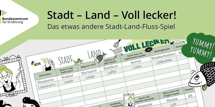 Stadt Land voll lecker. Artikel "Stadt – Land – Voll lecker!" öffnen.