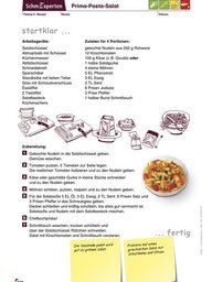 Rezept für einen Prima Pasta Salat.