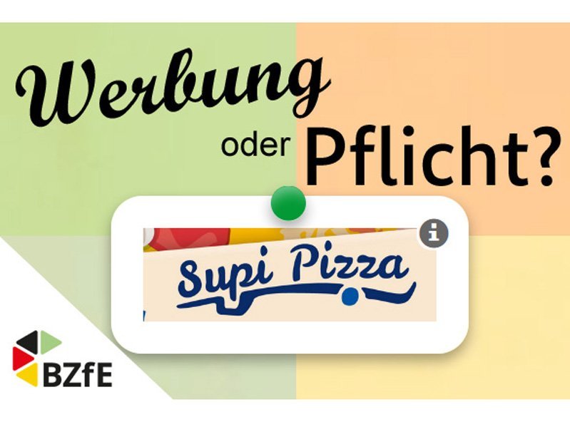 Titelbild zum Quiz Werbung oder Pflicht.