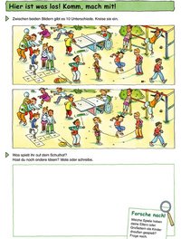 Bewegungsideen zum Ankreuzen.